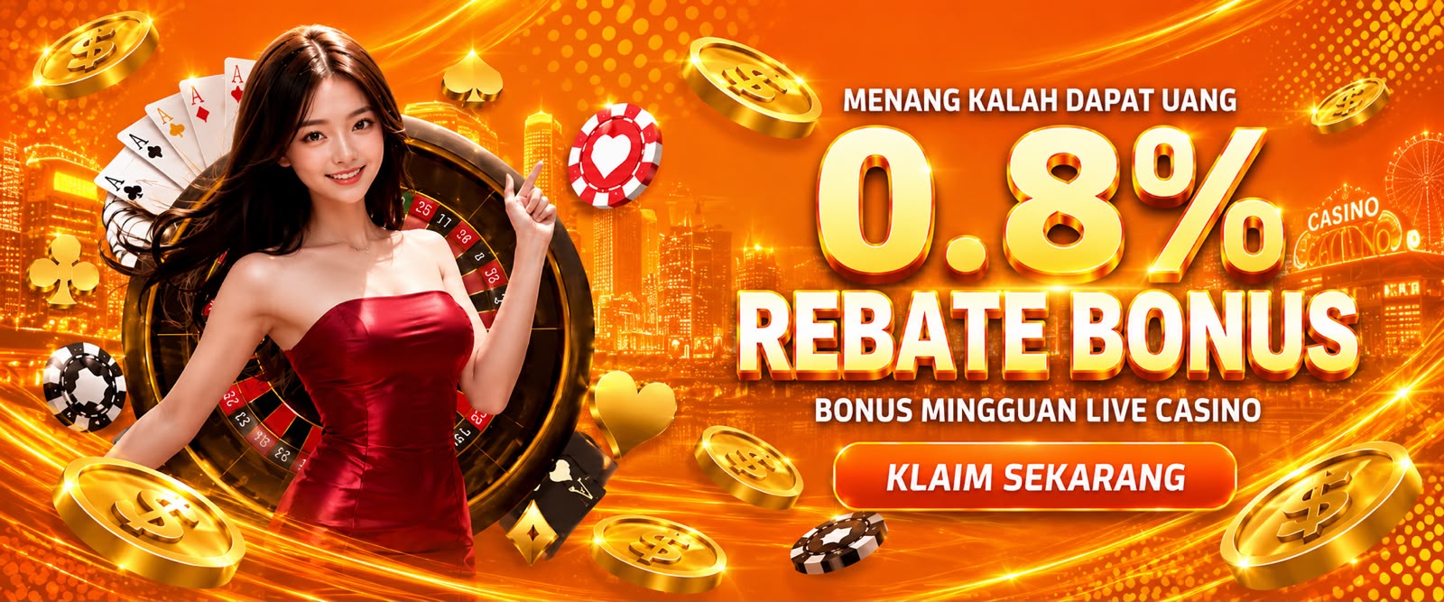 BONUS ROLLINGAN 0.8% (CASINO)